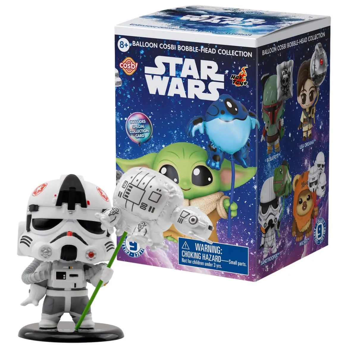 Star Wars Cosbi Minifiguren Balloon 8 cm Blind Box Display (8)