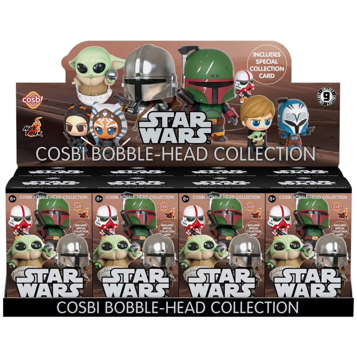 Star Wars Cosbi Minifiguren Series 1 8 cm Blind Box Display (8)
