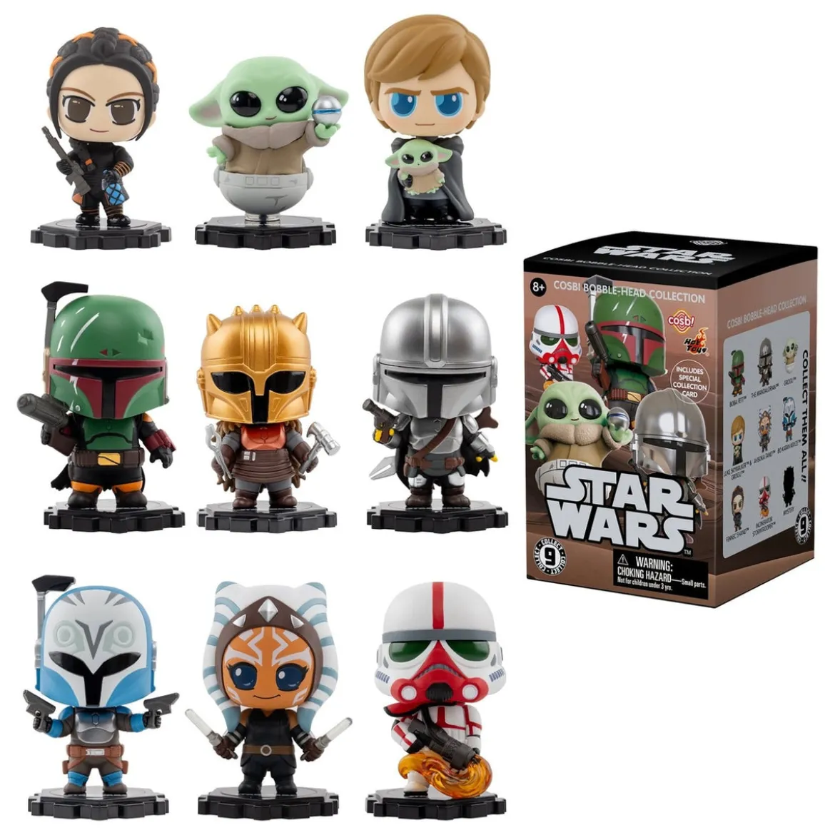 Star Wars Cosbi Minifiguren Series 1 8 cm Blind Box Display (8)