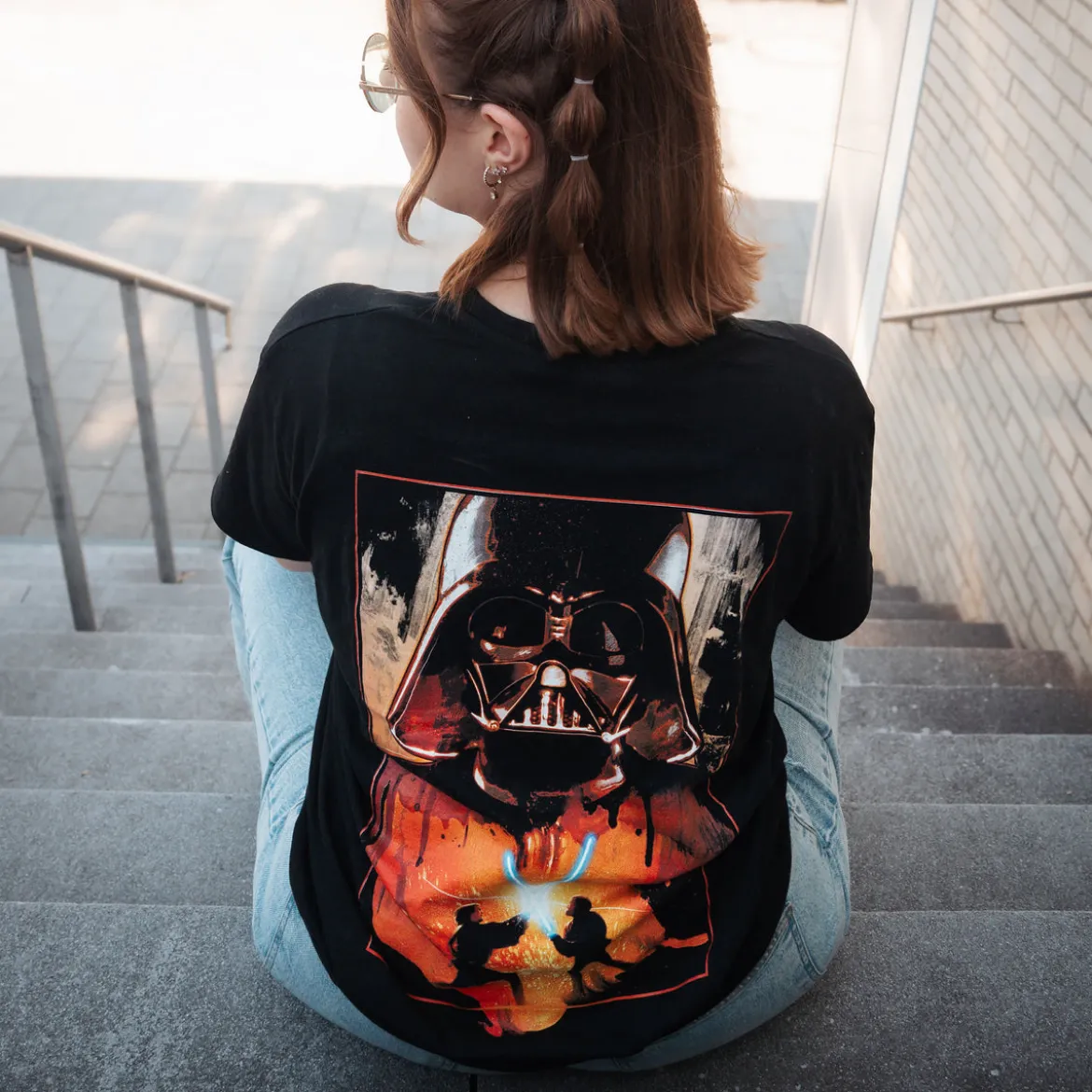 Star Wars - Darth Vader Episode III Poster T-Shirt schwarz