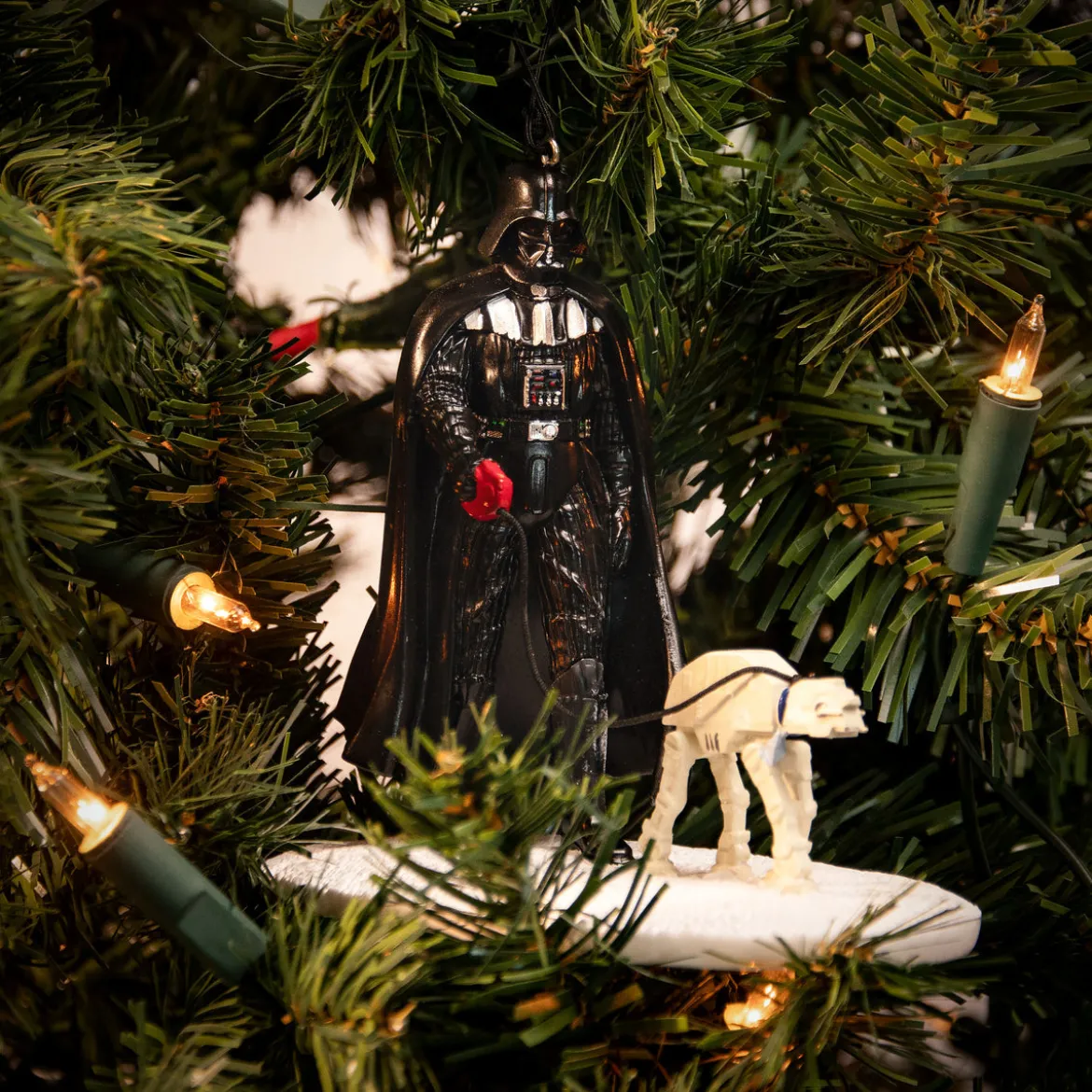 Star Wars - Darth Vader mit AT-AT Weihnachtsbaum-Schmuck