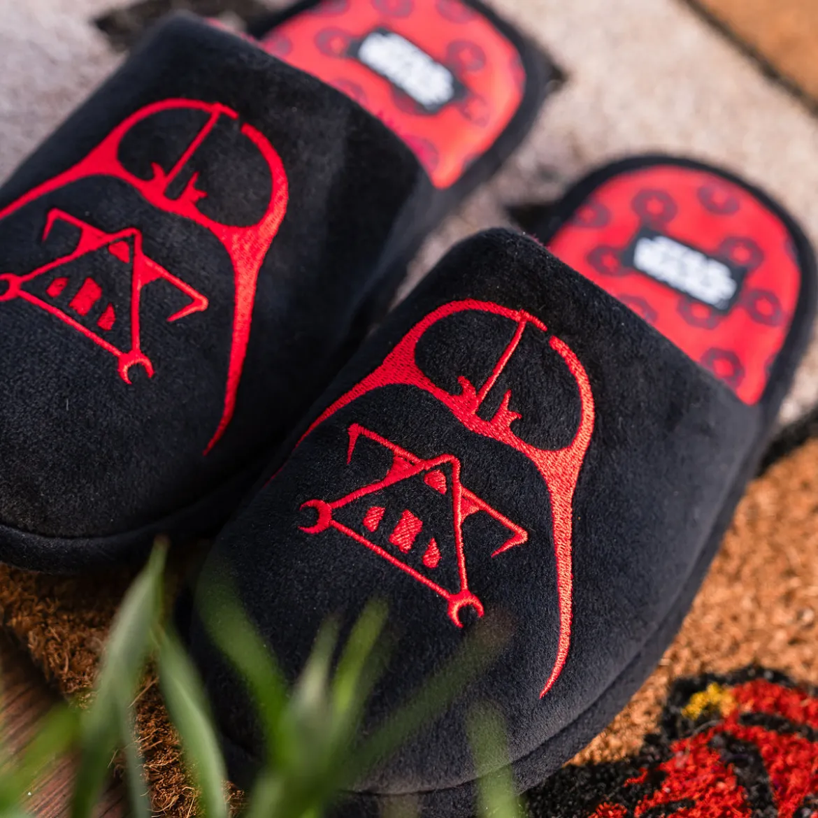 Star Wars - Darth Vader Pantoffeln schwarz-rot