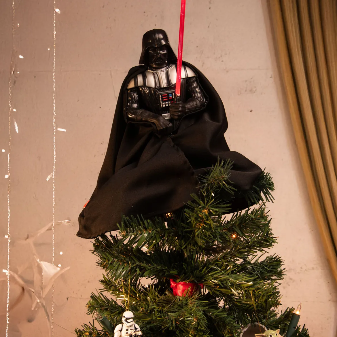 Star Wars - Darth Vader Weihnachtsbaum-Spitze mit Licht