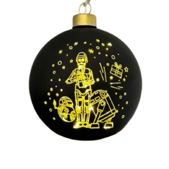 Star Wars - Droiden Weihnachtsbaumkugel mit Licht