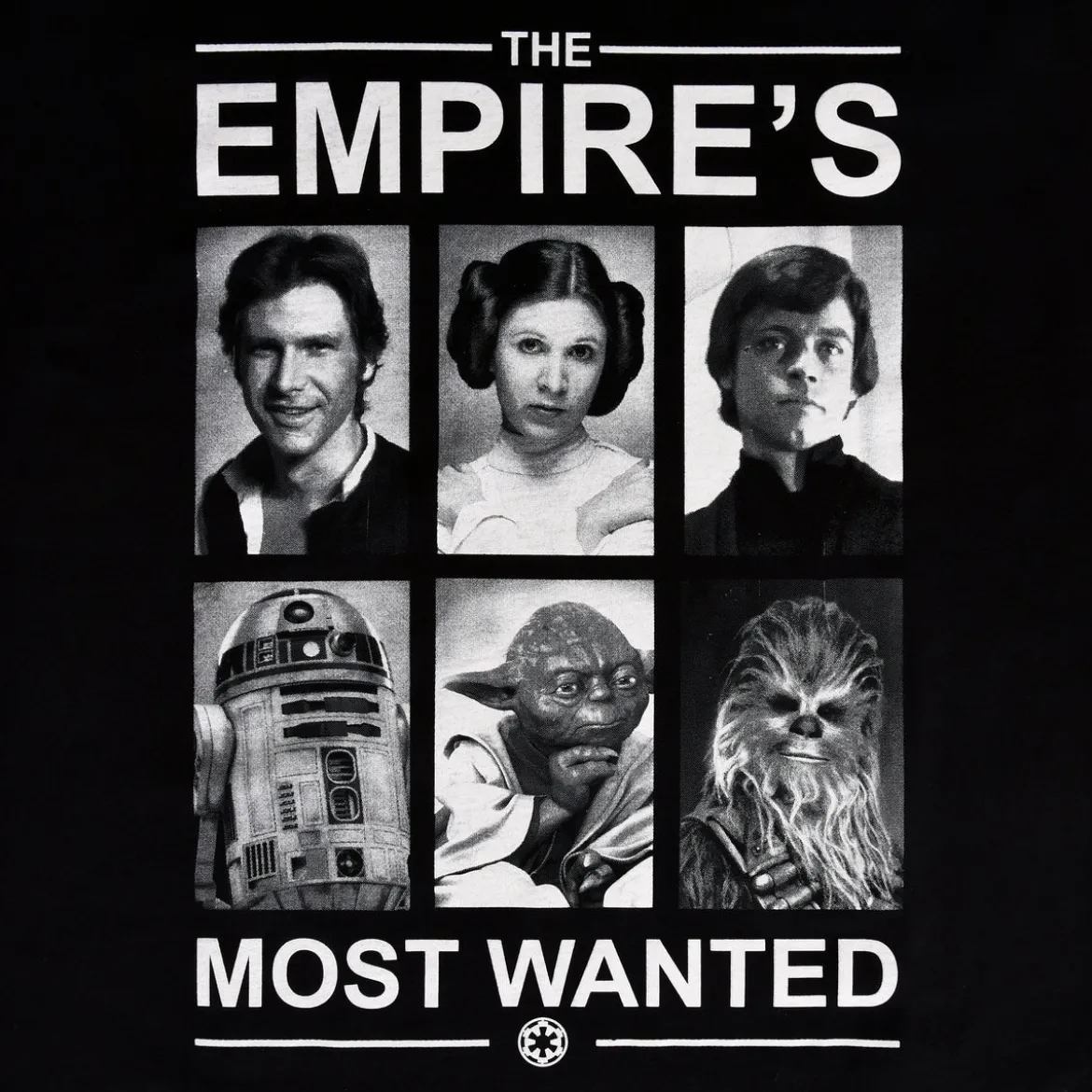 Star Wars - Empire's Most Wanted T-Shirt schwarz