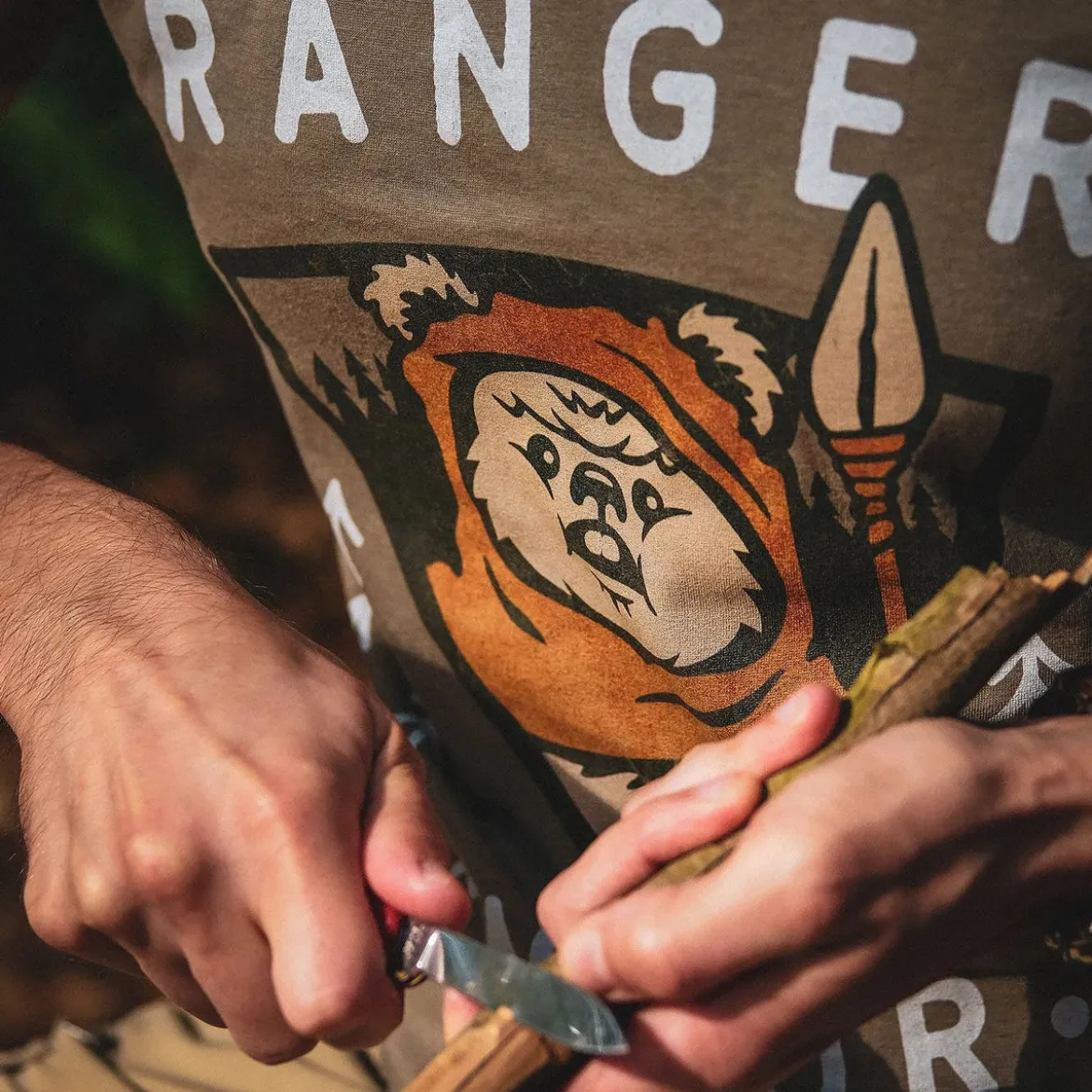 Star Wars - Ewok Park Ranger T-Shirt oliv
