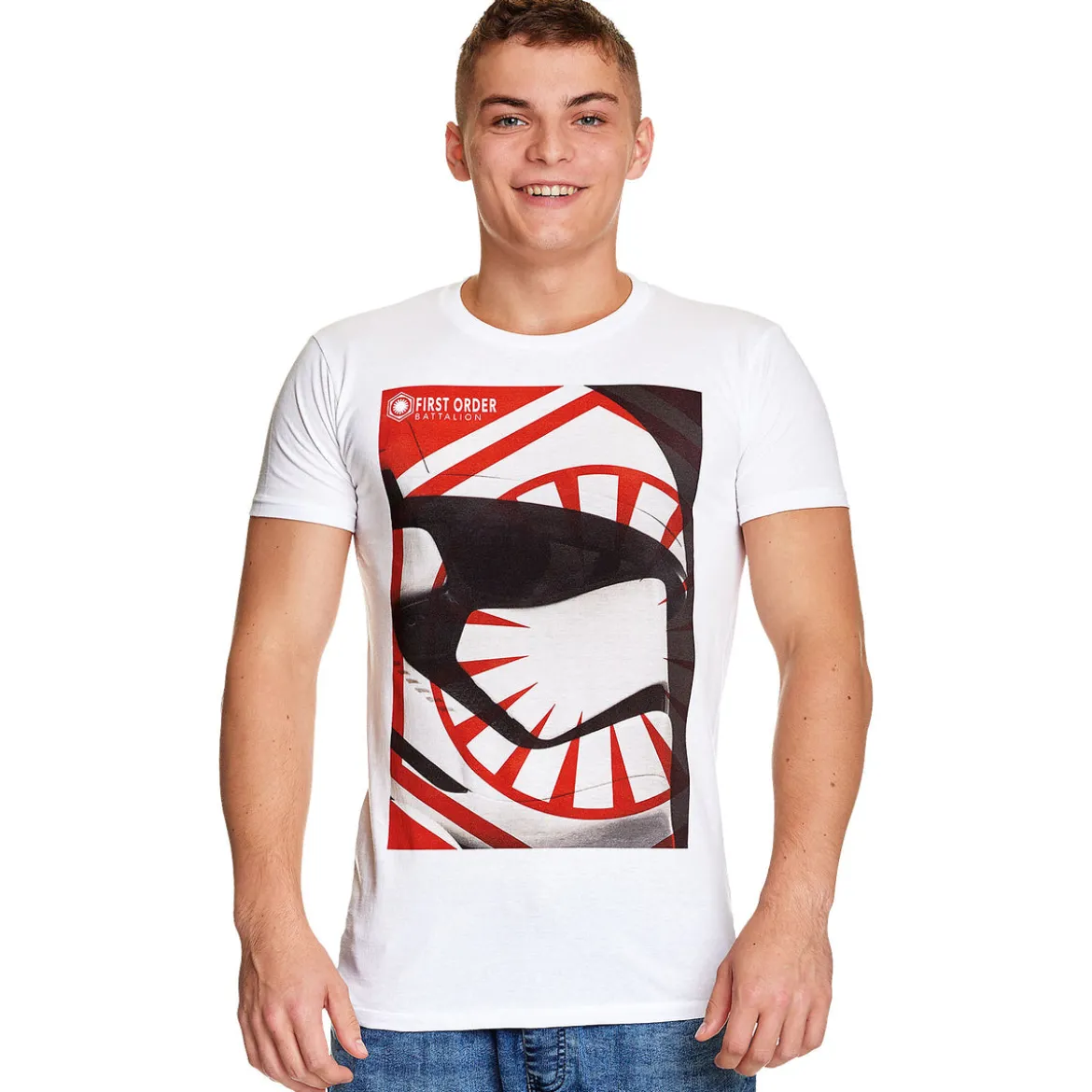 Star Wars - First Order Battalion T-Shirt weiß