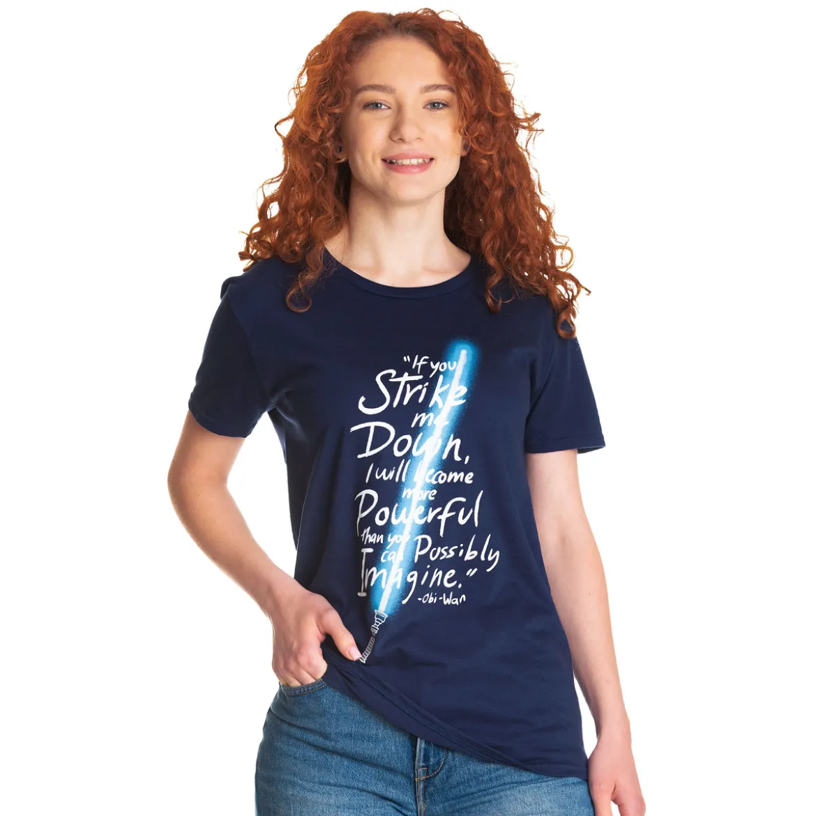Star Wars - If You Strike Me Down T-Shirt blau