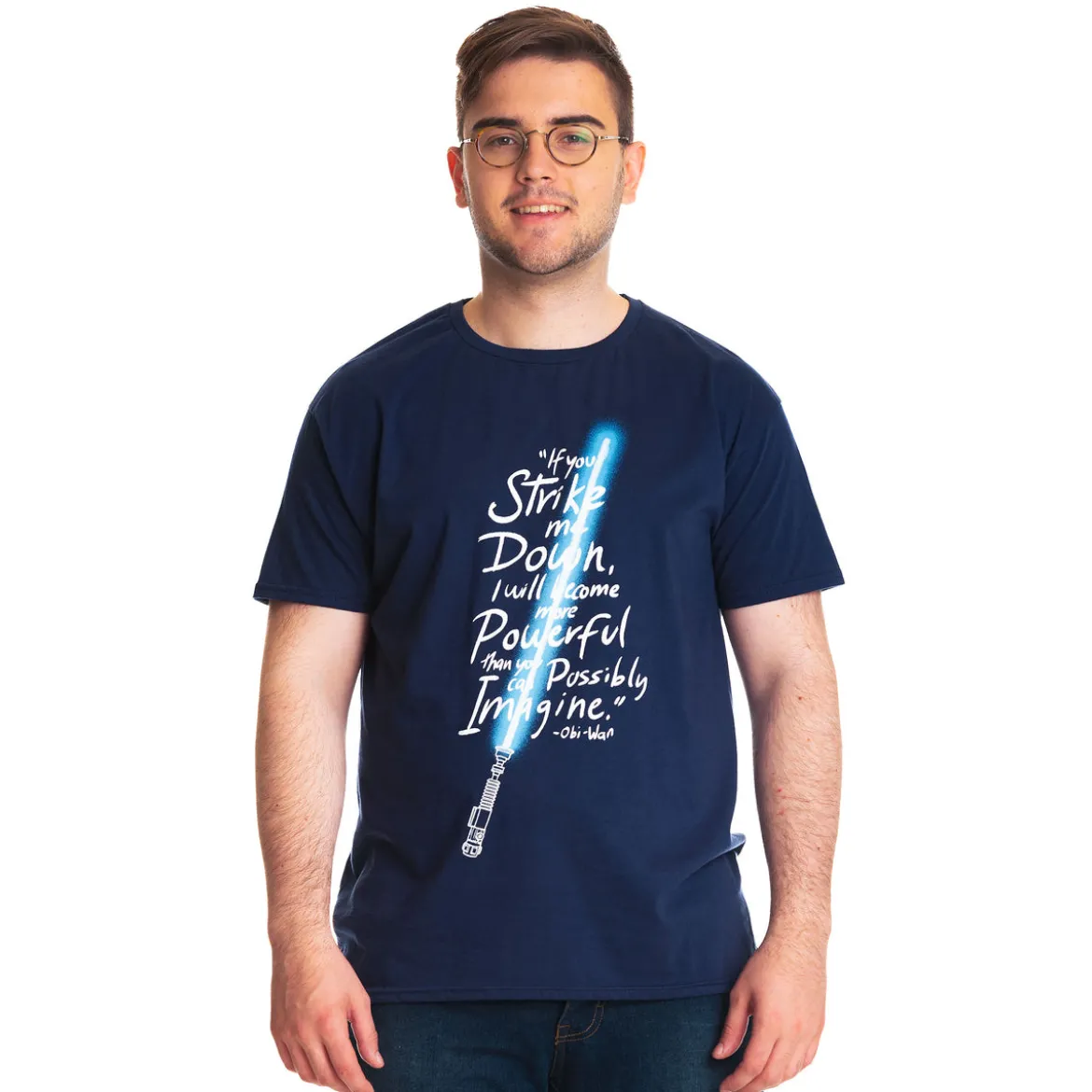 Star Wars - If You Strike Me Down T-Shirt blau