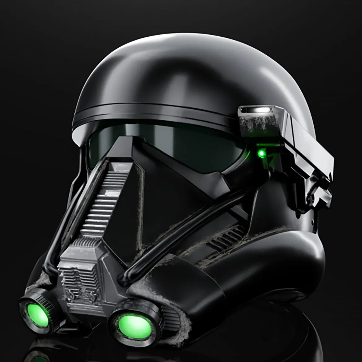 Star Wars - Imperial Death Trooper Black Series Helm Replik mit Licht