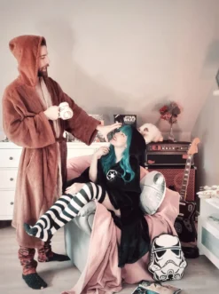 Star Wars - Jedi Bademantel braun