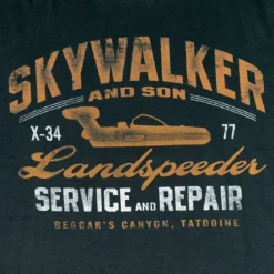 Star Wars - Landspeeder T-Shirt grau