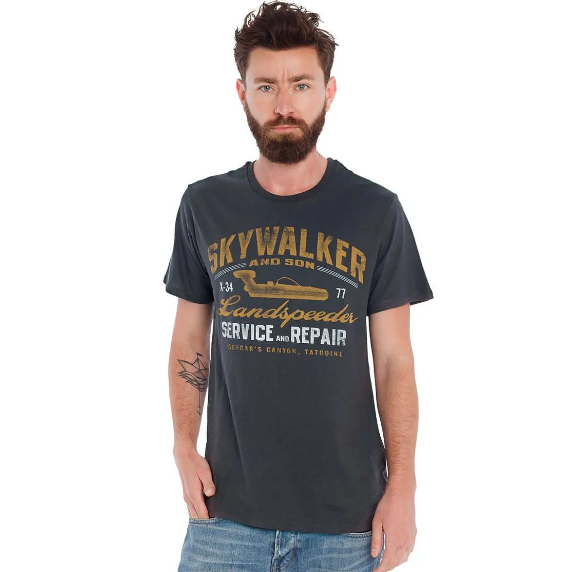 Star Wars - Landspeeder T-Shirt grau