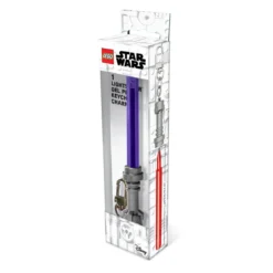 Star Wars - LEGO Lichtschwert Gelstift mit Karabiner lila