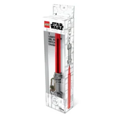 Star Wars - LEGO Lichtschwert Gelstift mit Karabiner rot
