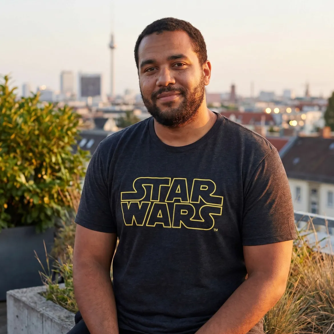Star Wars - Logo T-Shirt grau