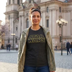 Star Wars - Logo T-Shirt grau