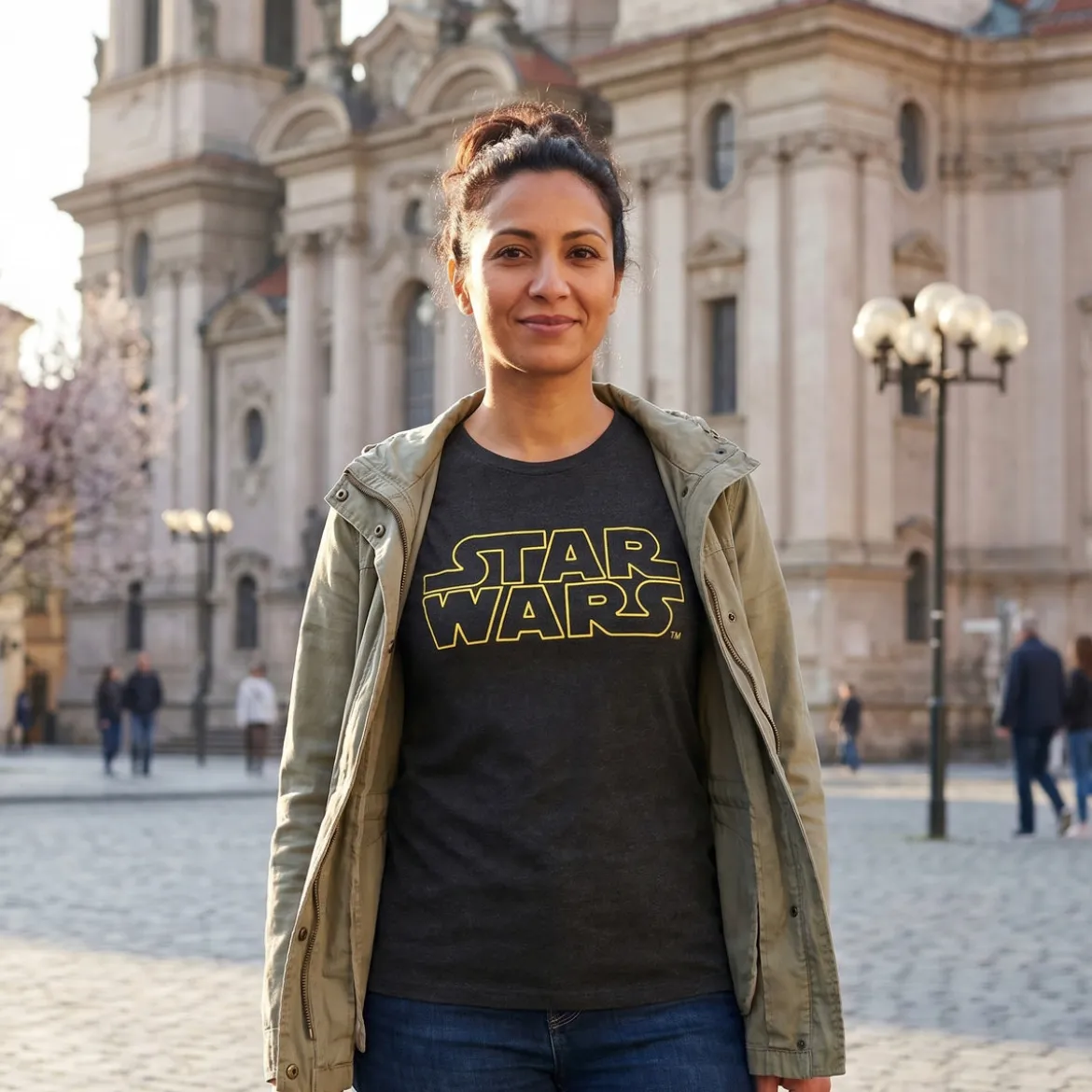 Star Wars - Logo T-Shirt grau