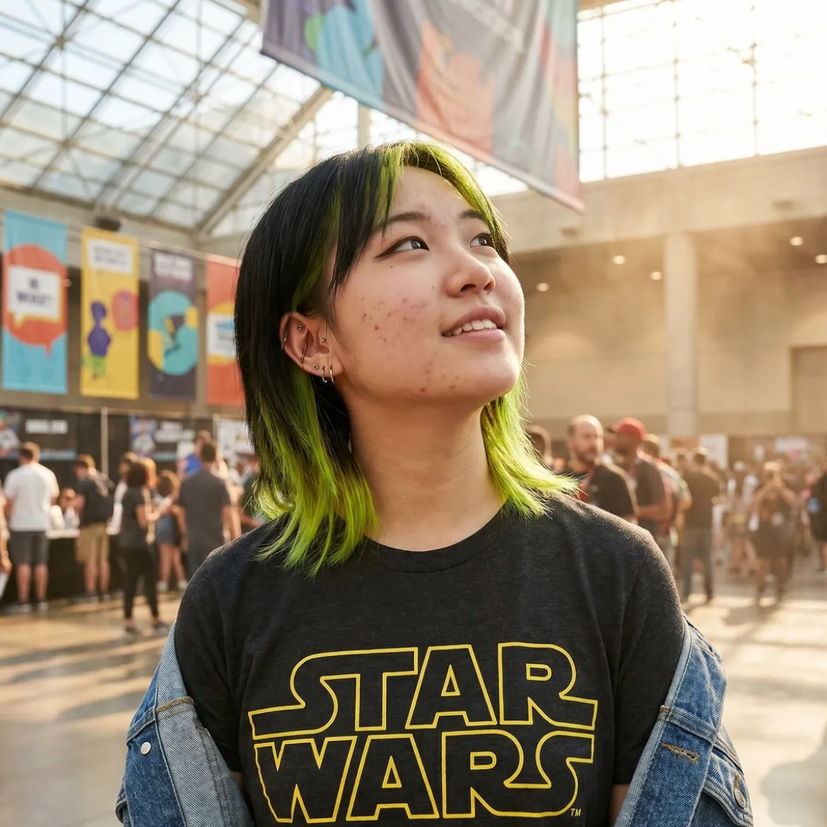 Star Wars - Logo T-Shirt grau