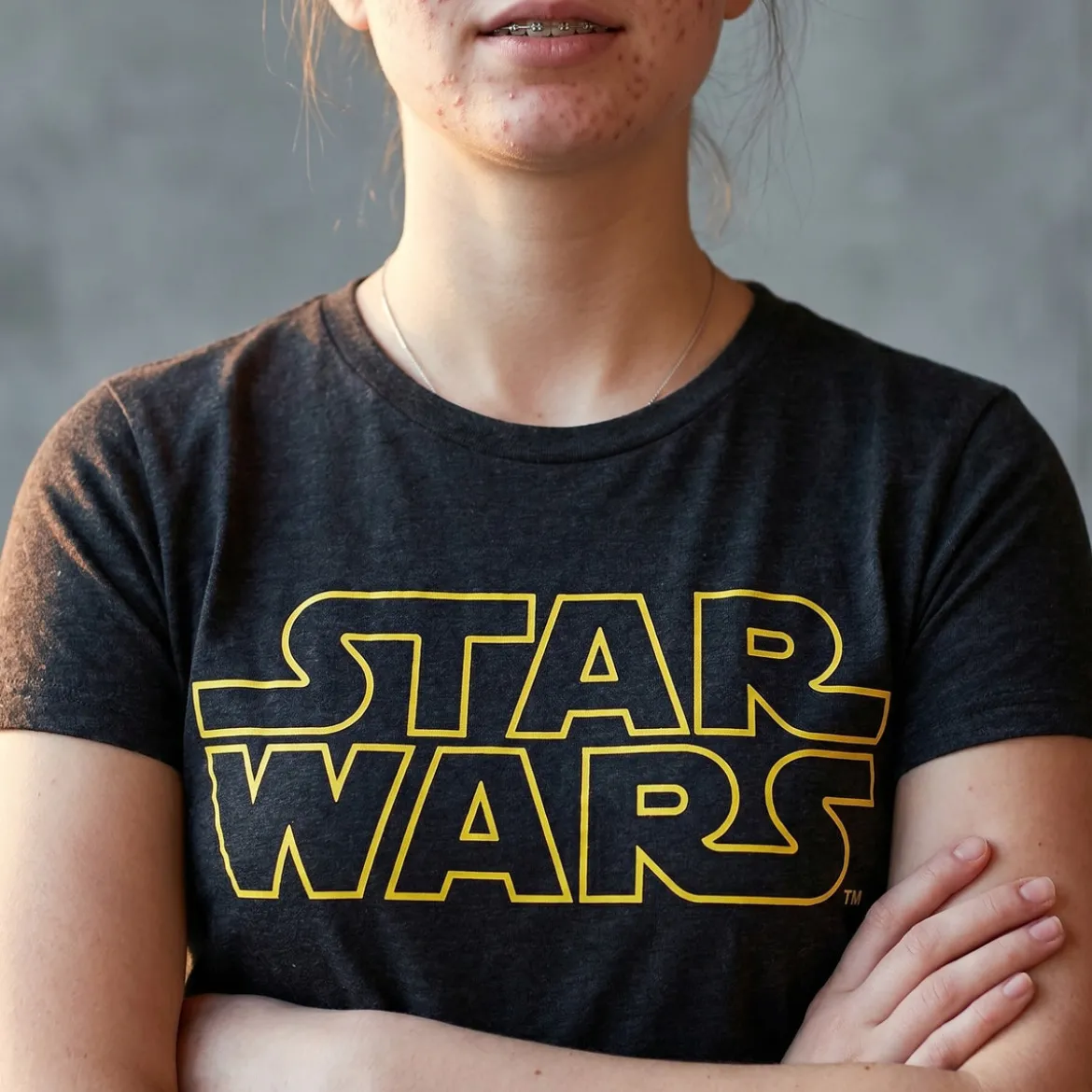 Star Wars - Logo T-Shirt grau
