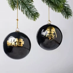 Star Wars - Logo Weihnachtsbaumkugeln 4er Set