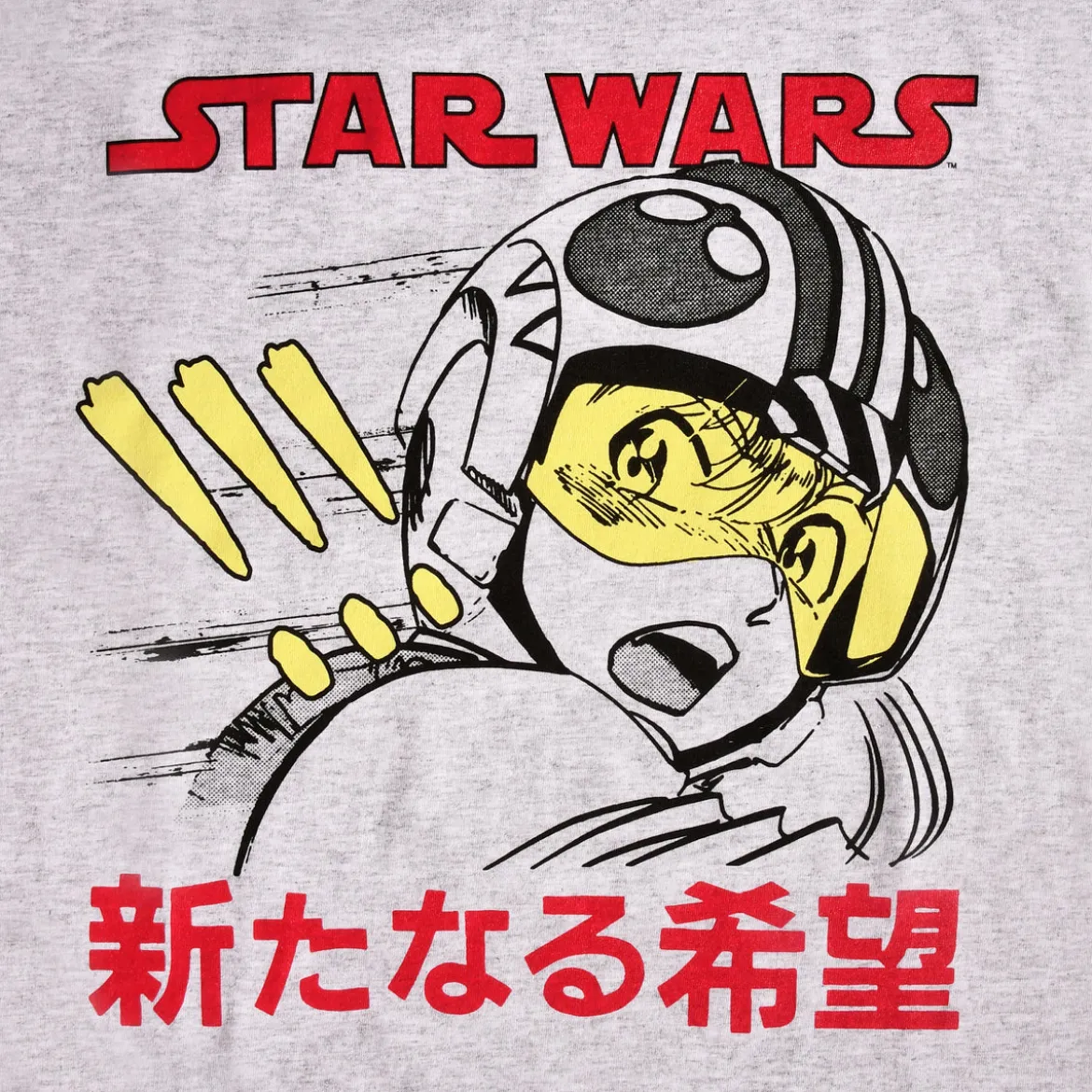Star Wars - Luke Anime T-Shirt grau