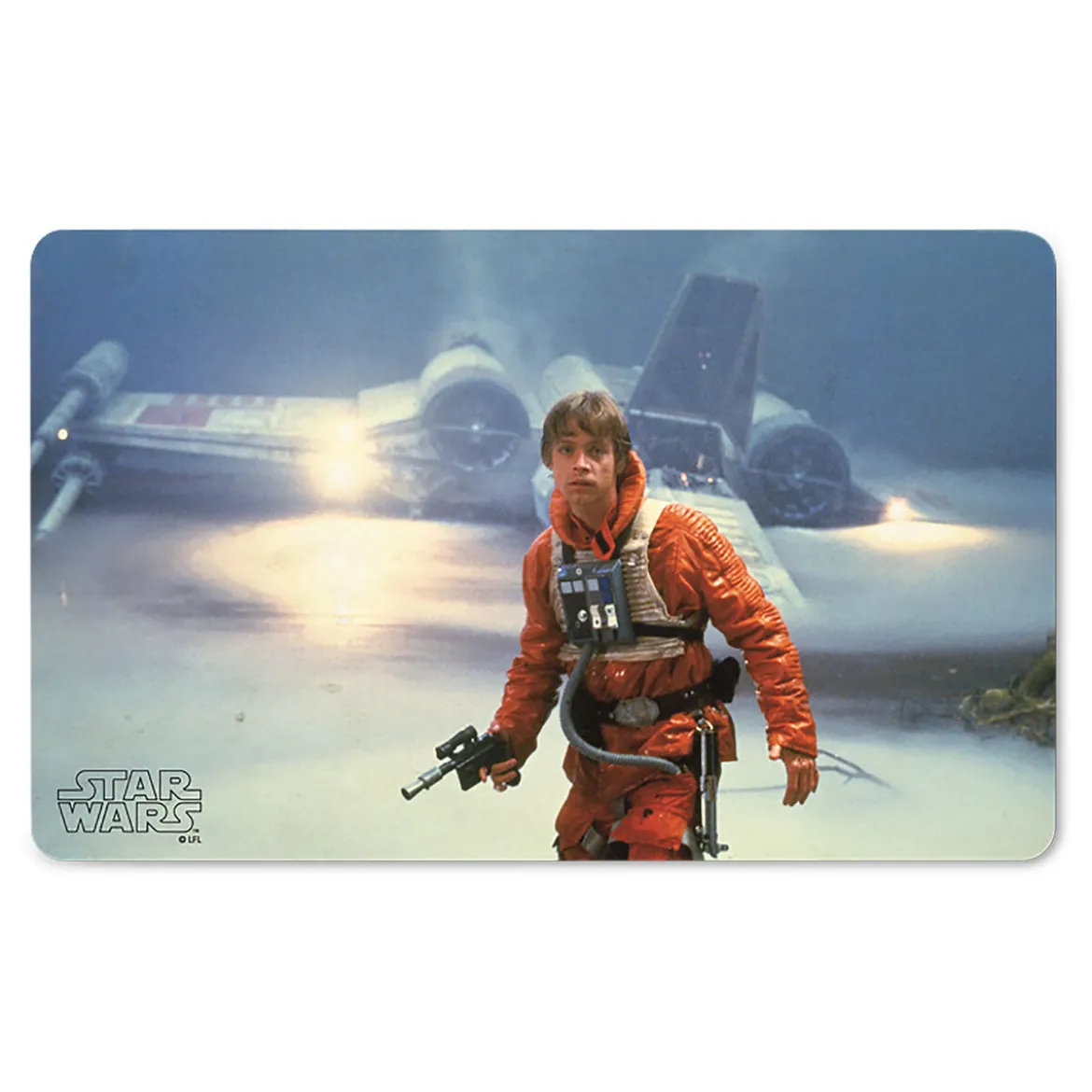 Star Wars - Luke in Front of X-Wing Frühstücksbrettchen