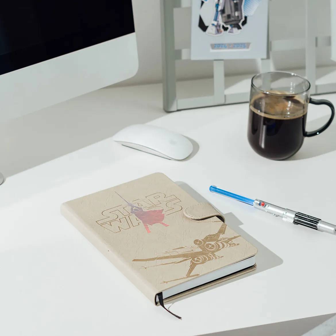 Star Wars - Luke Skywalker Notizbuch mit Lichtschwert Stift