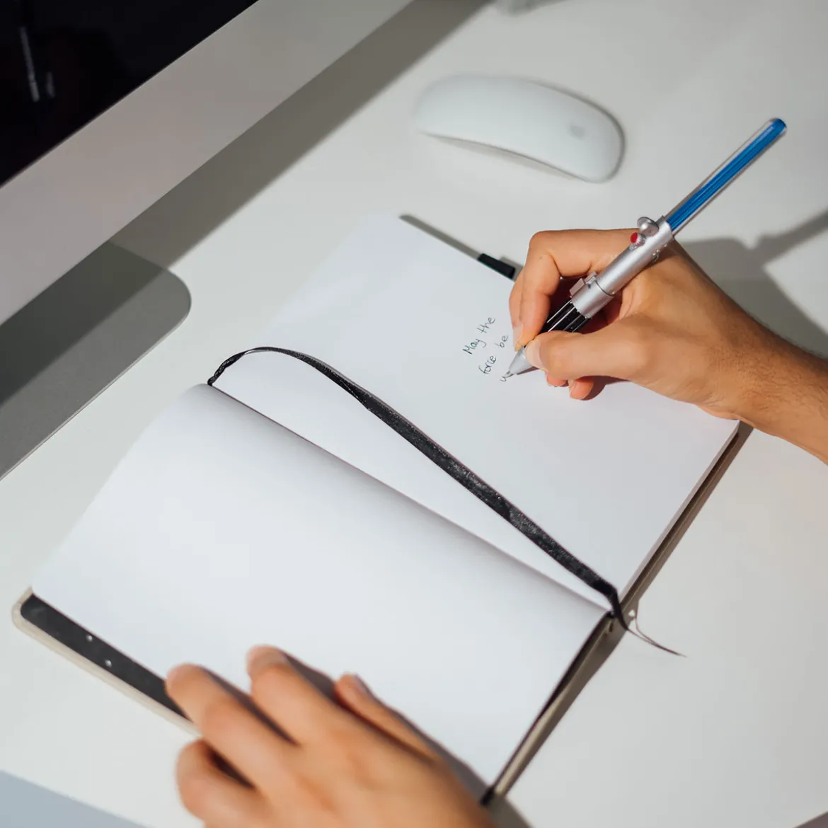 Star Wars - Luke Skywalker Notizbuch mit Lichtschwert Stift