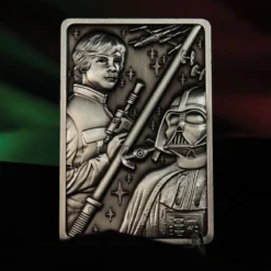 Star Wars - Luke und Darth Vader Metallbarren Replik limitiert