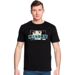 Star Wars - Manga Leia T-Shirt schwarz