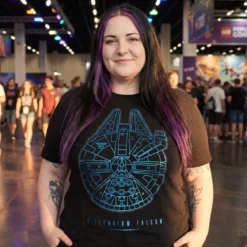 Star Wars - Millennium Falcon T-Shirt schwarz