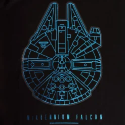 Star Wars - Millennium Falcon T-Shirt schwarz