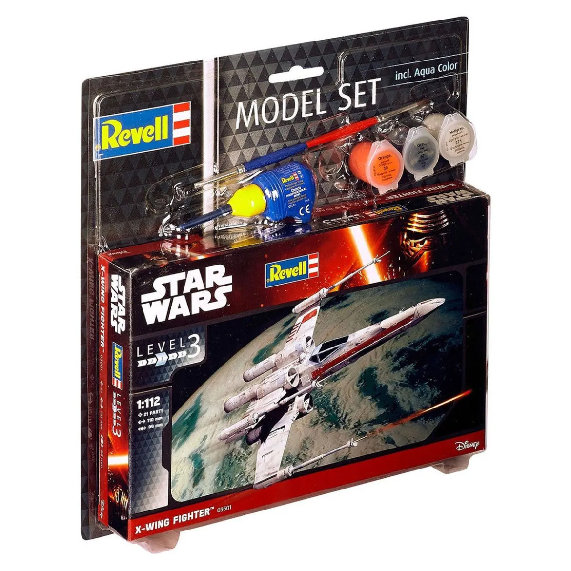 Star Wars Modellbausatz 1/112 Model Set X-Wing Fighter 11 cm