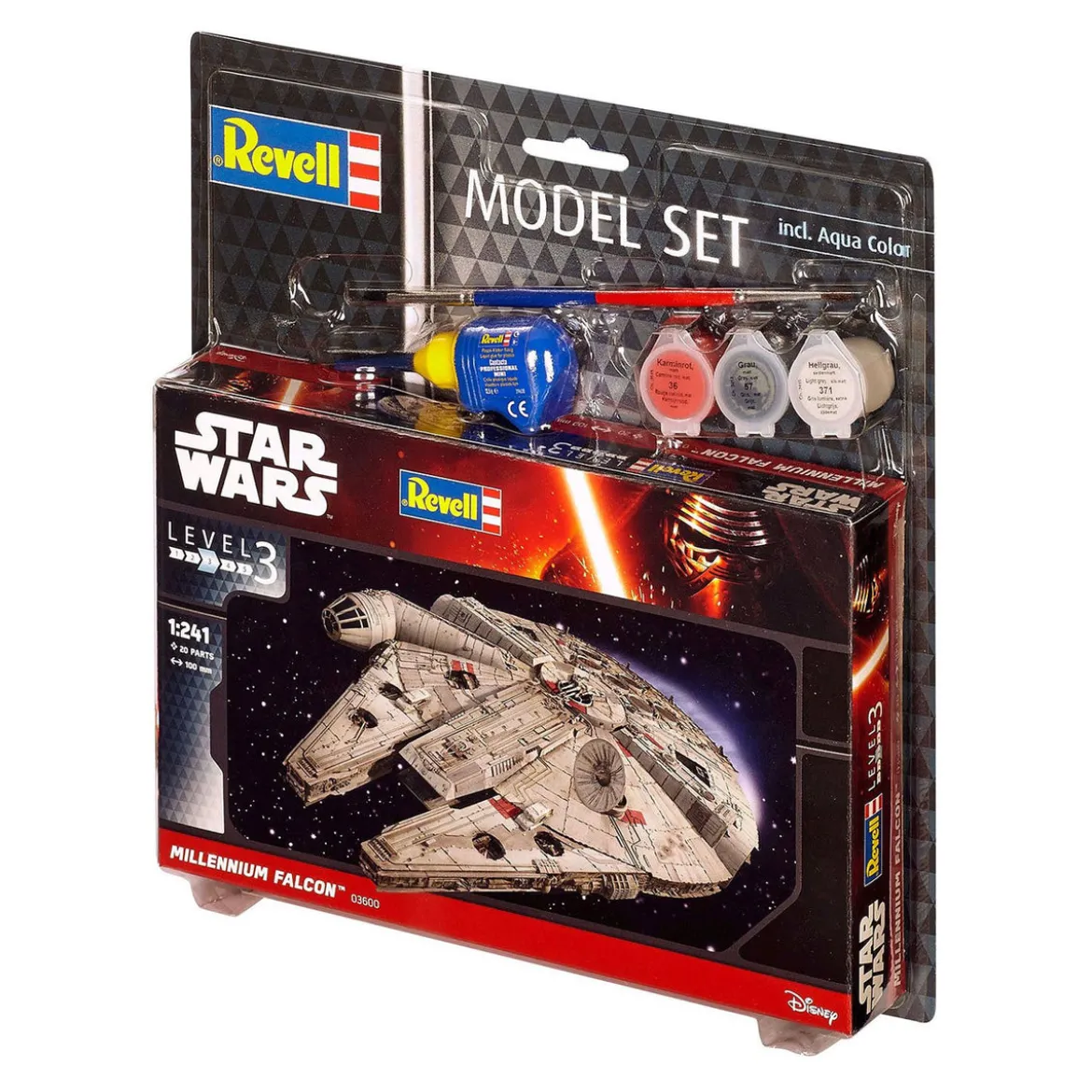 Star Wars Modellbausatz 1/241 Model Set Millennium Falcon