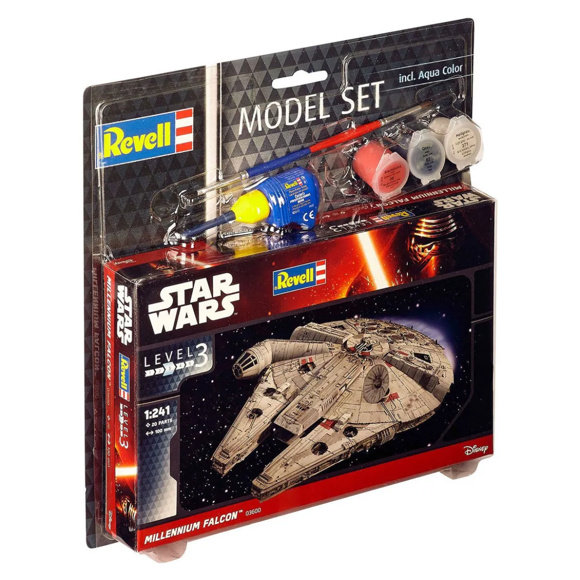 Star Wars Modellbausatz 1/241 Model Set Millennium Falcon