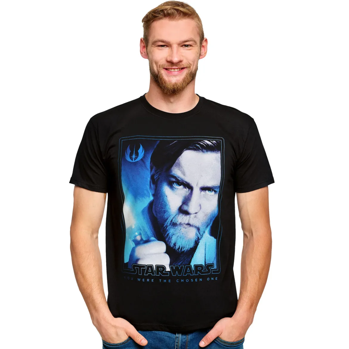 Star Wars - Obi-Wan Kenobi Poster T-Shirt schwarz
