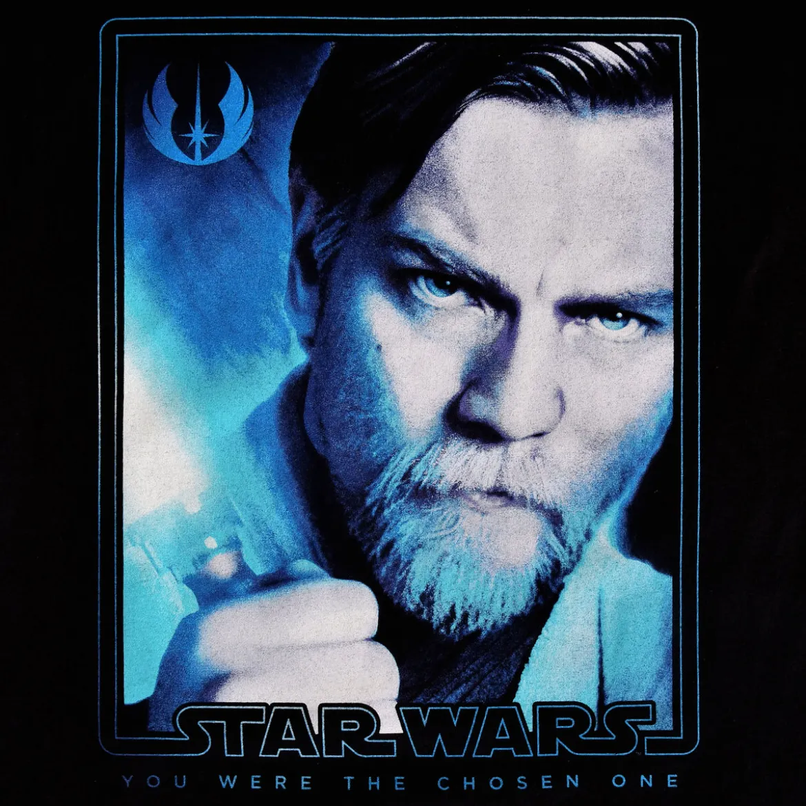 Star Wars - Obi-Wan Kenobi Poster T-Shirt schwarz