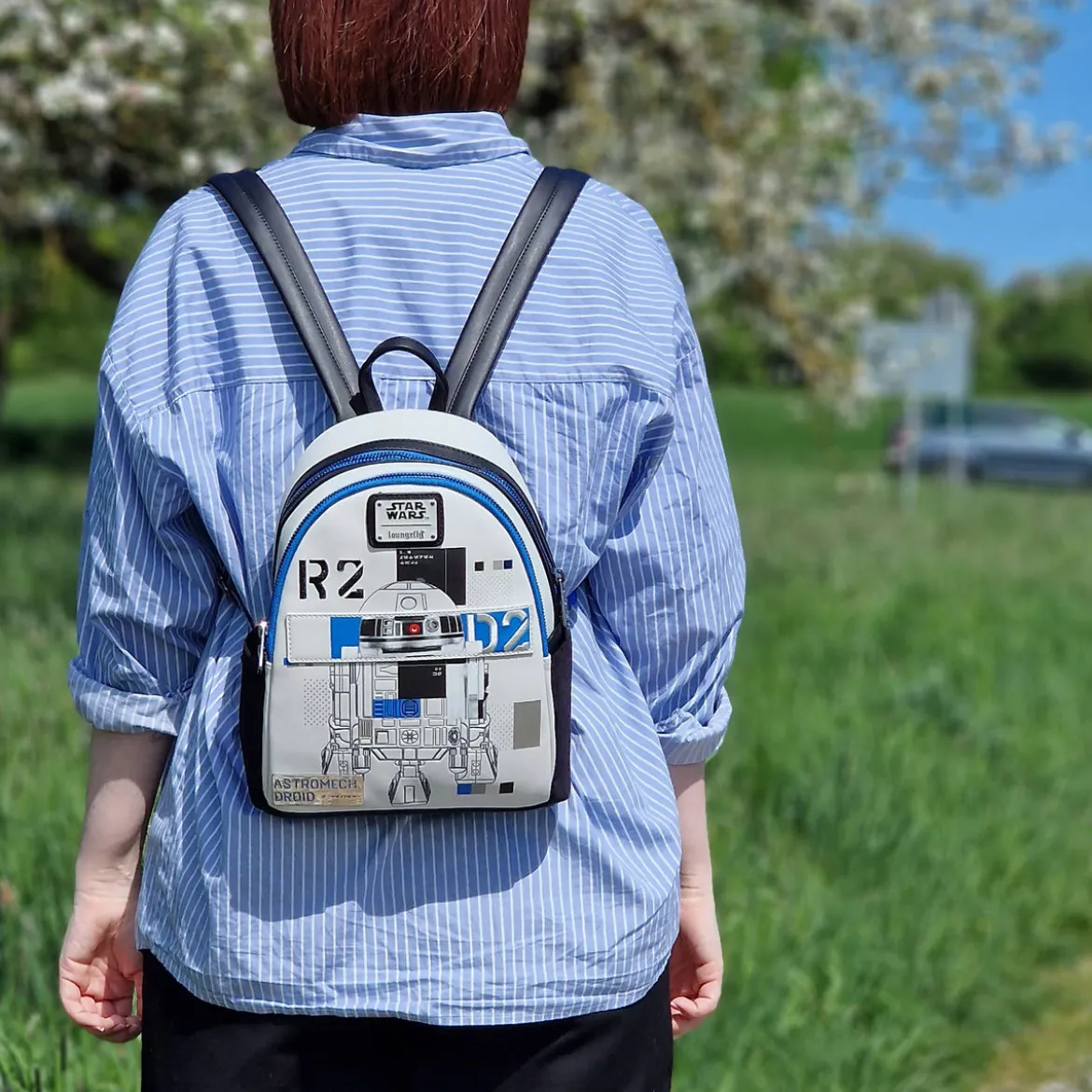 Star Wars - R2-D2 Mini Rucksack mit Licht