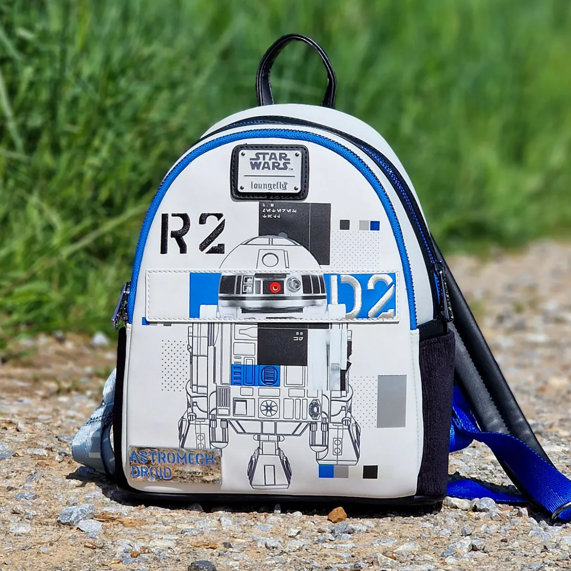 Star Wars - R2-D2 Mini Rucksack mit Licht