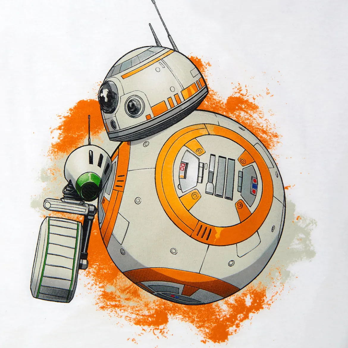 Star Wars - Rolling Droids T-Shirt Damen weiß