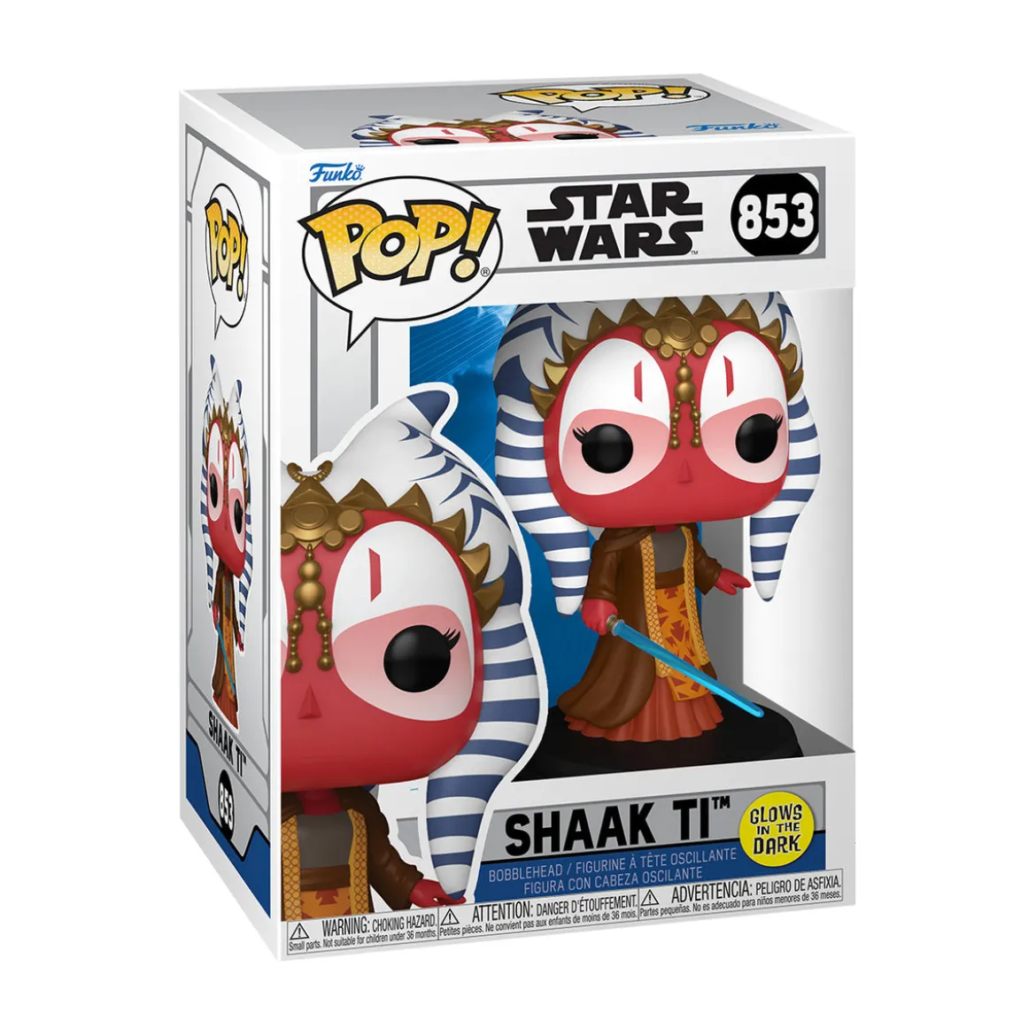 Star Wars - Shaak Ti Glow in the Dark Funko Pop Wackelkopf-Figur
