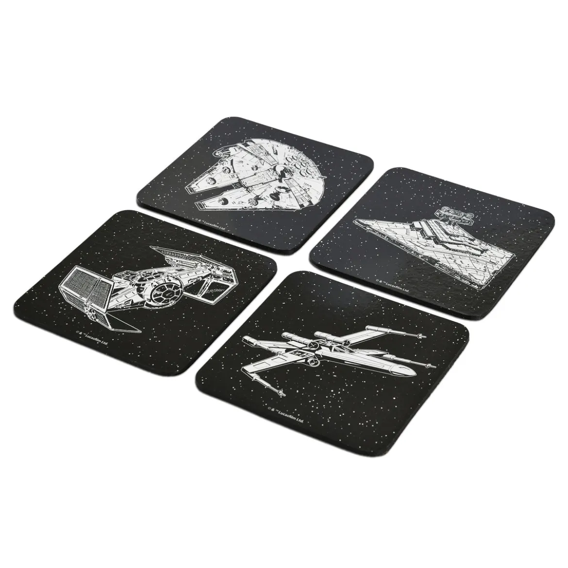 Star Wars - Spaceship Untersetzer Set