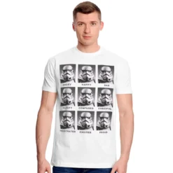Star Wars - Stormtrooper Multiface T-Shirt weiß