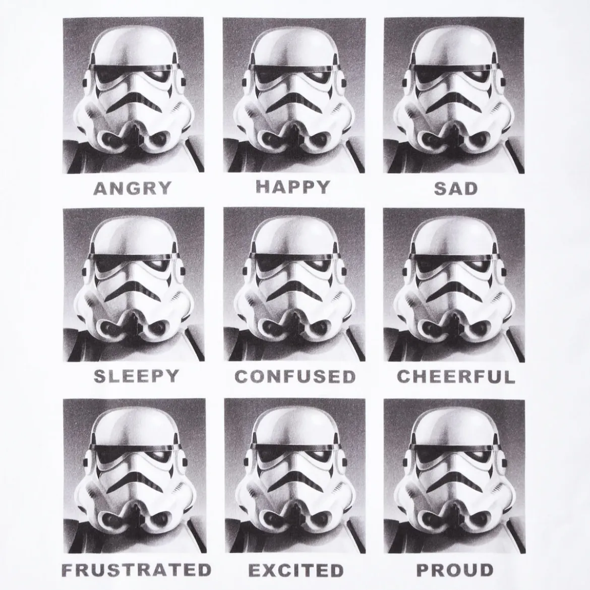 Star Wars - Stormtrooper Multiface T-Shirt weiß
