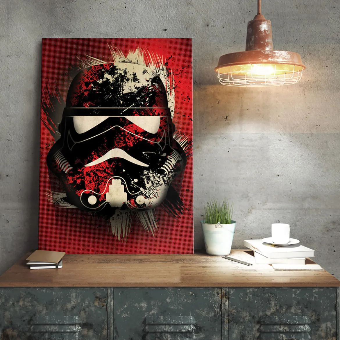 Star Wars - Stormtrooper Splatter Metall Poster