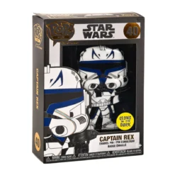 Star Wars The Clone Wars - Captain Rex Glow in the Dark Funko Pop Pin 10 cm