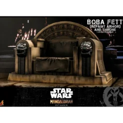 Star Wars: The Mandalorian - Boba Fett Actionfigur 1:6 Repaint Armor and Throne Special Edition