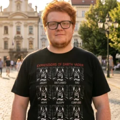 Star Wars - Vader Expressions T-Shirt schwarz
