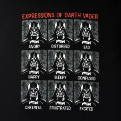 Star Wars - Vader Expressions T-Shirt schwarz